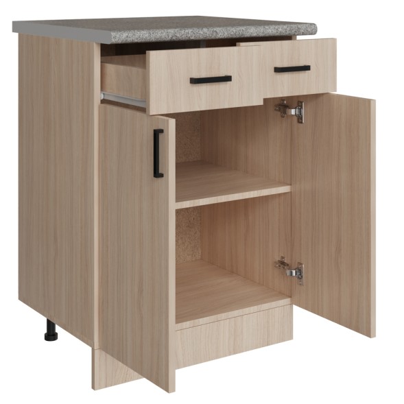 Стол разделочный 60 венге светлое (2 ящика) - 524423 