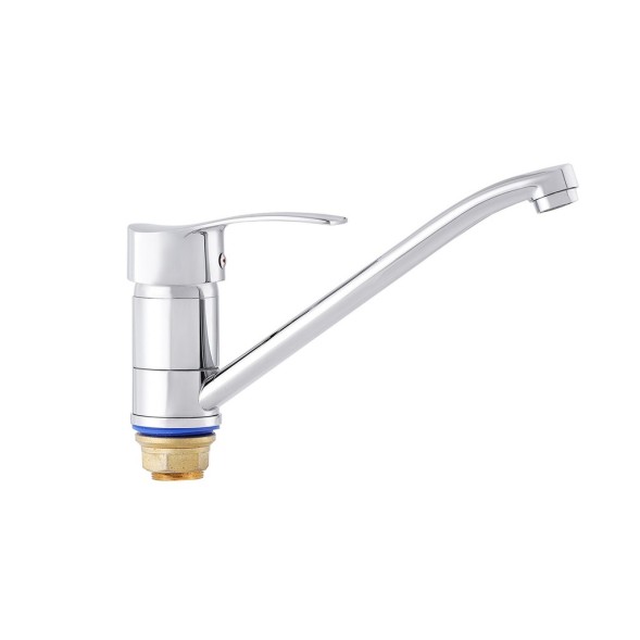 Смеситель для кухни 40к ПРОФСАН ПСМ-425-023 &amp;quot;ПЛЮС&amp;quot; длин. пов. излив, б/подводки,  ХРОМ - PSM-425-023 