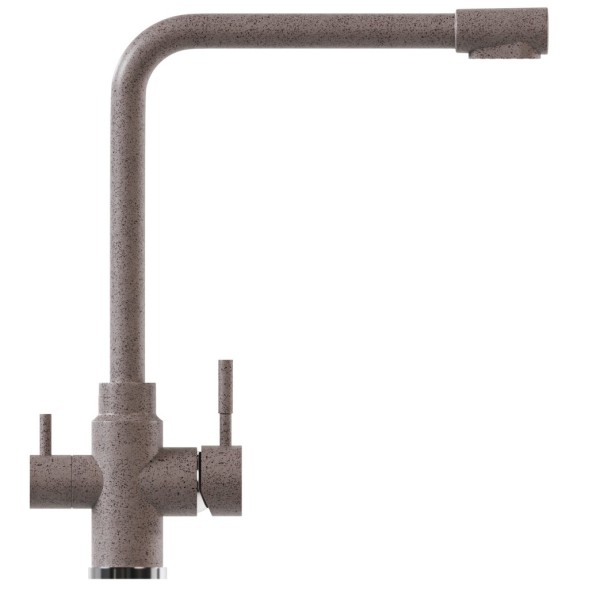 Смеситель для кухни 35к MIXLINE ML-GS13 (302) песочный с вых. для питьевого фильтра - ML-GS13 (302) 