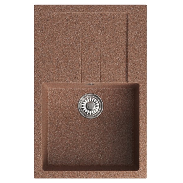 Мойка ML-GM31 КОМФОРТ с крылом, терракотовая (307), 770*500*190мм - 00-00009495 