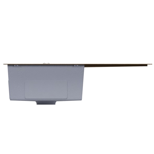 Мойка настол.монтаж 78х50 (3,0) лев. вып 3 1/2  MIXLINE PRO 20см с сифоном (бронза) - 552921 