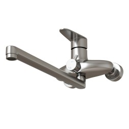 Смеситель для ванны и раковины 35k MIXLINE MLSS36-02 &amp;quot;Steel Kit&amp;quot; НЕРЖ - MLSS36-02 