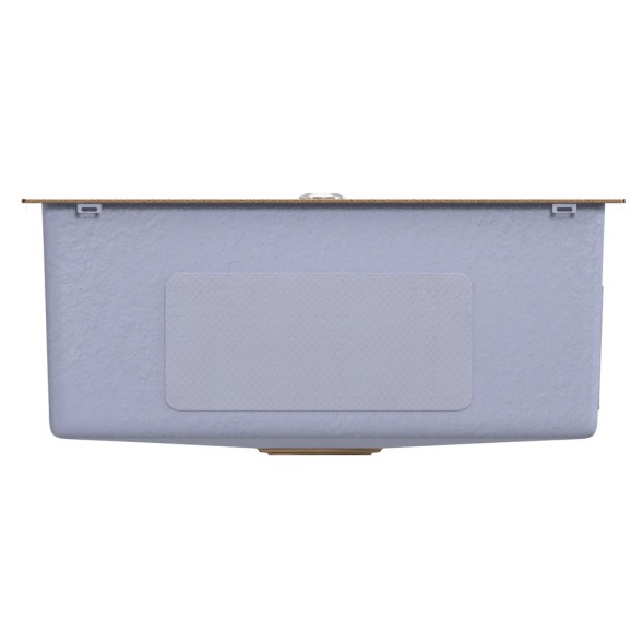 Мойка настол.монтаж 60х50 (3,0) вып 3 1/2  MIXLINE PRO 22см с сифоном (бронза) - 555135 