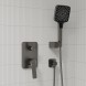 Душевая система 35к IDDIS PARGM02i67 &amp;quot;Parker&amp;quot; лейка &amp;quot;Тропический душ&amp;quot; встраиваемая ГРАФИТ матовый - PARGM02i67 