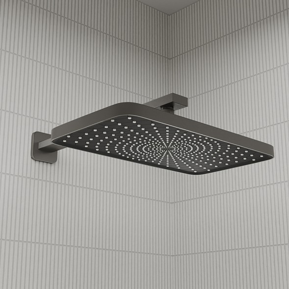 Душевая система 35к IDDIS PARGM02i67 &amp;quot;Parker&amp;quot; лейка &amp;quot;Тропический душ&amp;quot; встраиваемая ГРАФИТ матовый - PARGM02i67 