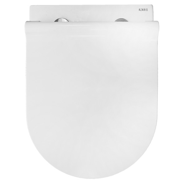 Унитаз подвесной Azario Geno 490х360х360 безободковый, с ультратонким сиденьем микроклифт (AZ2196D)