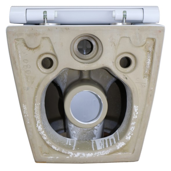 Унитаз подвесной Azario Geno 490х360х360 безободковый, с ультратонким сиденьем микроклифт (AZ2196D)