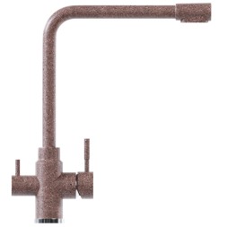 Смеситель для кухни 35к MIXLINE ML-GS13 (307) терракотовый с вых. для питьевого фильтра - ML-GS13 (307)