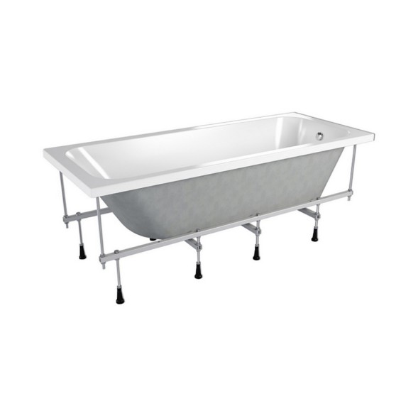 Ванна акриловая  1,6*0,7 &amp;quot;Strict&amp;quot;  (каркас+экран) (Метакам) -  