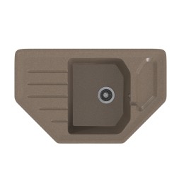 Мойка ML-GMS17 СТАНДАРТ угловая с крылом, терракот (307), 780*485*190мм - 00-00002376 