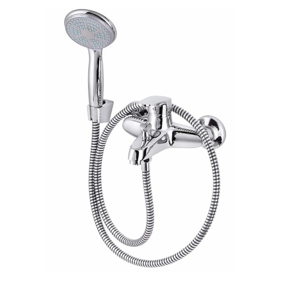 Смеситель для ванны 40к ПРОФСАН ПСМ-854-К/045 &amp;quot;КОМПЛЕКТАЦИЯ&amp;quot; с душ аксессуарами  ХРОМ - PSM-854-К/045 