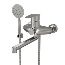 Смеситель для ванны и раковины 35k MIXLINE MLSS36-021 &amp;quot;Steel Kit&amp;quot; НЕРЖ - MLSS36-021 