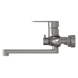 Смеситель для ванны и раковины 35k MIXLINE MLSS36-021 &amp;quot;Steel Kit&amp;quot; НЕРЖ - MLSS36-021 