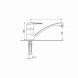 Смеситель для кухни 35к MIXLINE ML-GS03 (343) антрацит - 00-00006407 