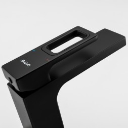 Смеситель для раковины 35к G1017-6 GAPPO литой, п/гайку, ЧЕРНЫЙ - G1017-6 