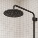 Душевая система 35к IDDIS AIGBL3Fi06 &amp;quot;Aiger&amp;quot; лейка &amp;quot;Тропический душ&amp;quot; ЧЕРНЫЙ матовый - AIGBL3Fi06 