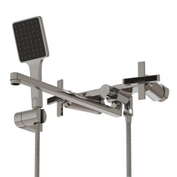 Смеситель для ванны и раковины 1/2 кер. MIXLINE ML37-02 "Cross" - ML37-02