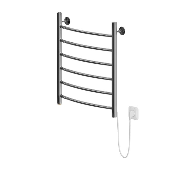 Полотенцесушитель MIXLINE CAPELLA  60х50 (кноп выключ, 255 Вт, 6 перекладин, правый) электрический - ML-556361 