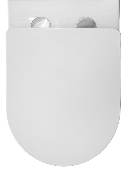 Унитаз-компакт напольный AZARIO Ambra 645x370x815 безободковый, в комплекте с арматурой Geberit и сиденьем микролифт (AZ-848G)