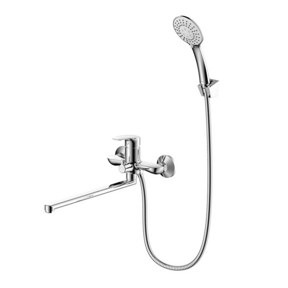 Смеситель для ванны и раковины 35к Milardo RORSB00M10 &amp;quot;Rora&amp;quot; с душ. аксессуарами, ХРОМ - RORSB00M10 