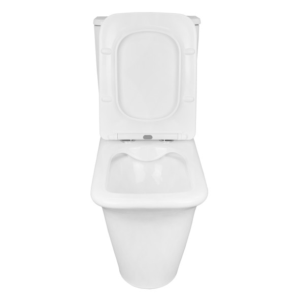 Унитаз-компакт Azario AVERO 660x360х820 напольный, безободковый с бачком и сиденьем микролифт (AZ-3121)