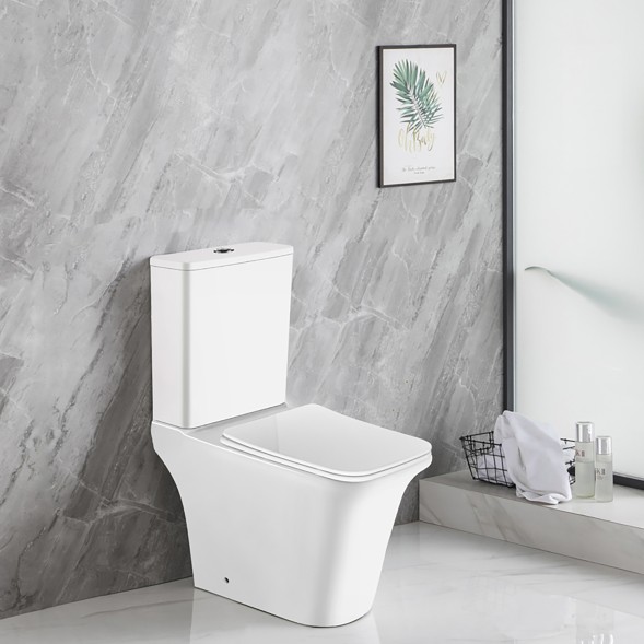 Унитаз-компакт Azario AVERO 660x360х820 напольный, безободковый с бачком и сиденьем микролифт (AZ-3121)