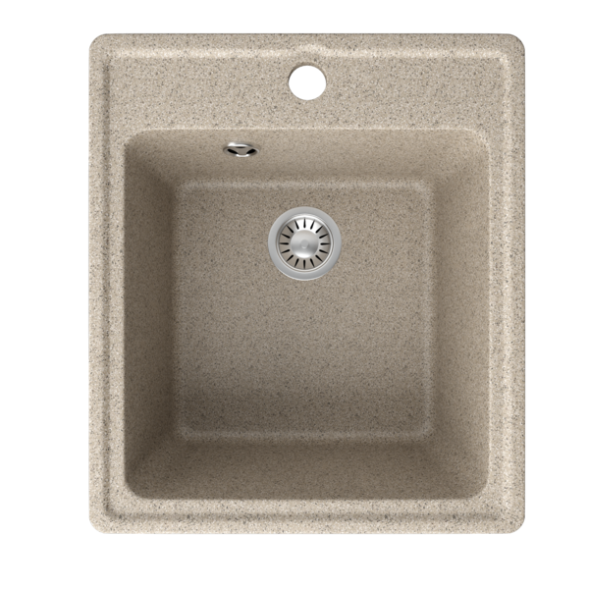 Мойка ML-GMS18 СТАНДАРТ прямоугольная, песочный (302), 410*470*190мм - 00-00004527 