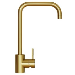 Смеситель для кухни 35k MIXLINE MLSS-0301G трубчатый излив, ЗОЛОТО - MLSS-0301G 