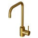 Смеситель для кухни 35k MIXLINE MLSS-0301G трубчатый излив, ЗОЛОТО - MLSS-0301G 
