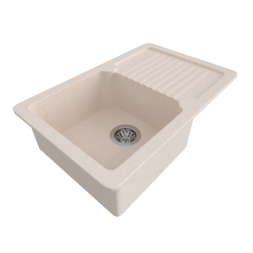Мойка ML-GMS24 СТАНДАРТ с крылом , бежевый (328), 765*490*200мм - 00-00005058 