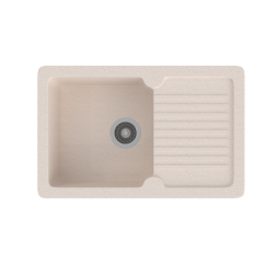 Мойка ML-GMS24 СТАНДАРТ с крылом , бежевый (328), 765*490*200мм - 00-00005058 