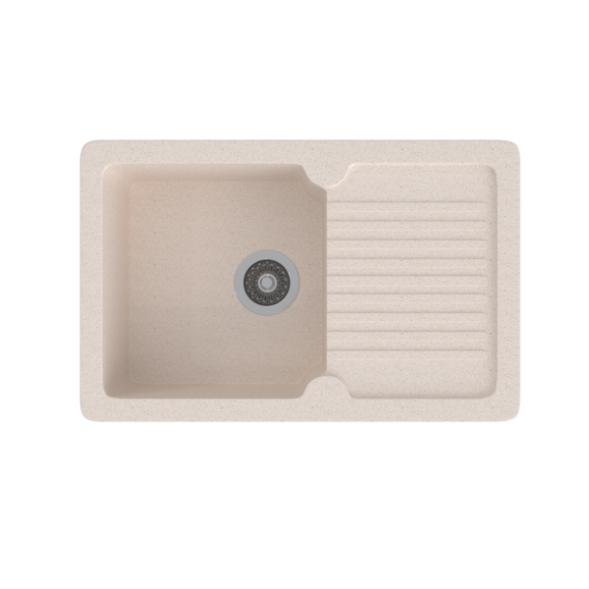 Мойка ML-GMS24 СТАНДАРТ с крылом , бежевый (328), 765*490*200мм - 00-00005058 
