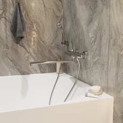 Смеситель для ванны и раковины 1/2 кер. MIXLINE ML39-02 "Organic" - ML39-02