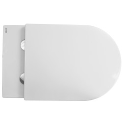 Унитаз приставной Azario Teramo 580х360х430 безободковый, быстросъемное сиденье с микролифтом (AZ-1003DNR)