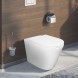 Унитаз приставной Azario Teramo 580х360х430 безободковый, быстросъемное сиденье с микролифтом (AZ-1003DNR)