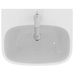 Раковина подвесная Ideal Standard i.life A 55 отверстие под смеситель, с переливом, белый (T470601)