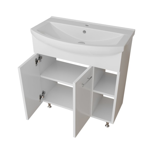 Тумба д/ванной &amp;quot;АНРИ-75&amp;quot; под раковину Best-75 (Sanita Lux)(ПВХ) - 553563 