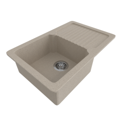 Мойка ML-GMS24 СТАНДАРТ с крылом , песочный (302), 765*490*200мм - 00-00005062 