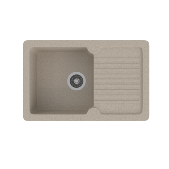 Мойка ML-GMS24 СТАНДАРТ с крылом , песочный (302), 765*490*200мм - 00-00005062 