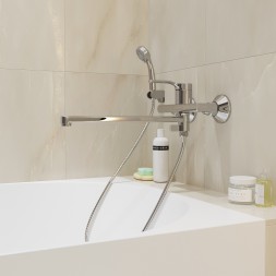 Смеситель для ванны и раковины 35k MIXLINE ML40-02 "Flat" - ML40-02