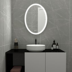 Зеркало MIXLINE &amp;quot;Италия - VOICE&amp;quot; 570*770 (ШВ) сенсорный выключатель, управление голосом., подогрев - MLZ.Ital.5-7.1.2.3.7 