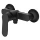 Смеситель для душа Azario ELVIS с ручным душем, керамический картридж, черный матовый (AZ-WWK338155PA)
