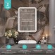 Зеркало MIXLINE &amp;quot;Адриана&amp;quot; 600*800 (ШВ) сенсорный выключатель, светодиодная подсветка - MLZ.Ad.6-8.1.2 