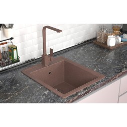 Мойка ML-GMS18 СТАНДАРТ прямоугольная, терракот (307), 410*470*190мм - 00-00004530 