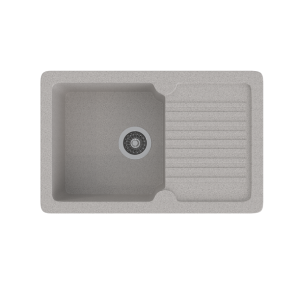 Мойка ML-GMS24 СТАНДАРТ с крылом , светло-серый (310), 765*490*200мм - 00-00005063 