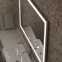 Зеркало MIXLINE &amp;quot;Ливия&amp;quot; 1200*800 сенсорный выключатель, светодиодная подстветка - MLZ.Liv.12-8.1.2 