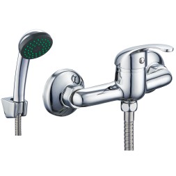 Смеситель для душа 35к ПРОФСАН ПСМ-104-4 "КОМПЛЕКТАЦИЯ" тип См-ДшОНРШл, эксцентрики "ЕВРО", ХРОМ - PSM-104-4