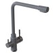 Смеситель для кухни 35к MIXLINE ML-GS13 (342) графит с вых. для питьевого фильтра - ML-GS13 (342) 