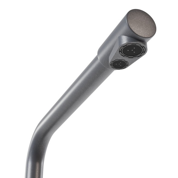 Смеситель для кухни 35к MIXLINE ML-GS13 (342) графит с вых. для питьевого фильтра - ML-GS13 (342) 