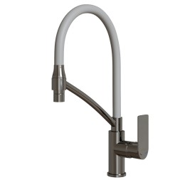 Смеситель для кухни 35к MIXLINE ML26-10 "Life" гибкий излив, б/отв, боковая ручка - ML26-10